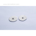 Durable metal buttons for clothing